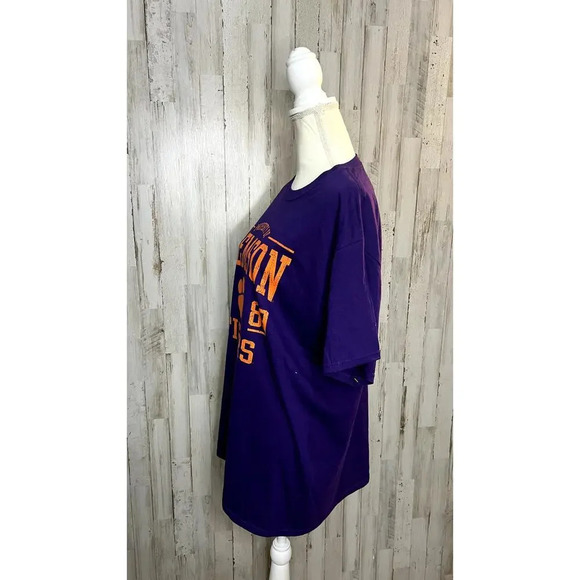 Reebok Men's‎ Size Large Purple Clemson Tigers Game Day T-Shirt Graphic Print - Picture 4 of 5